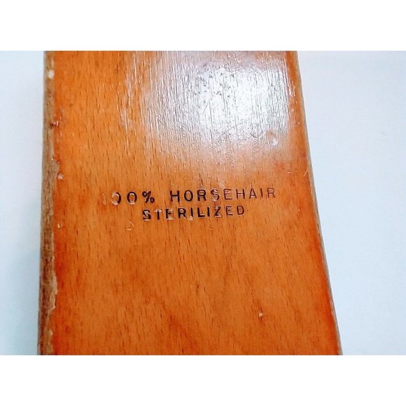 Vintage Sterilized Horse Hair SHOE SHINE BRUSH Unbranded 2 - Picture 10 of 12